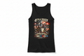 4th of July Celebrate Freedom Slim Black Tank